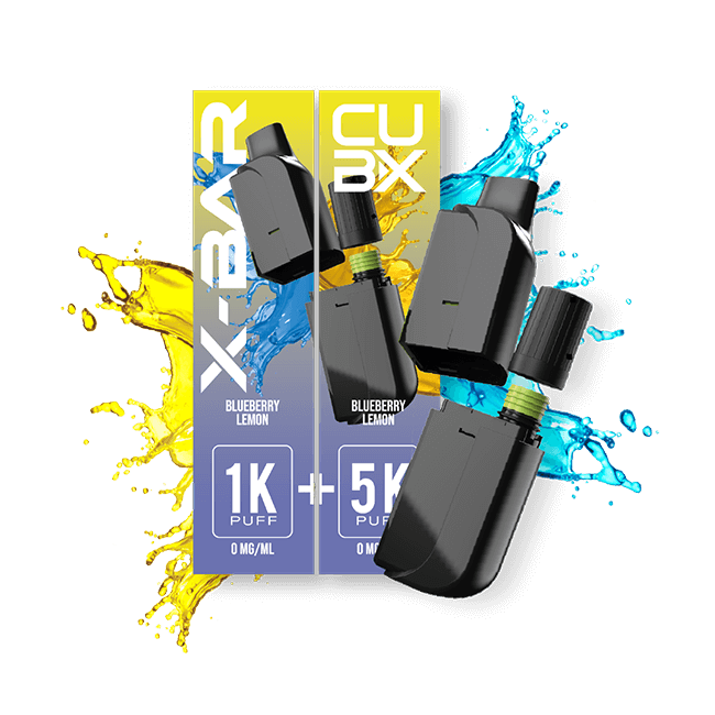 Cartouche de 5 saveurs CubX à 6,90€ L'unité.